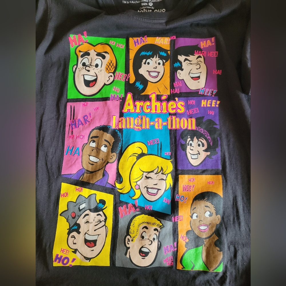 Archie Comics Status Quo T-shirt Unisex size M Comic Publication Laugh-a-thon